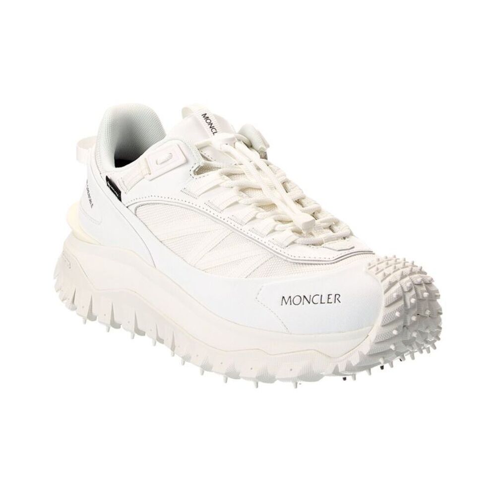 Moncler Trailgrip Gtx Canvas & Leather Sneaker, White